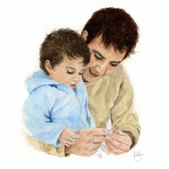 Father & Son by Maria Gonzalez